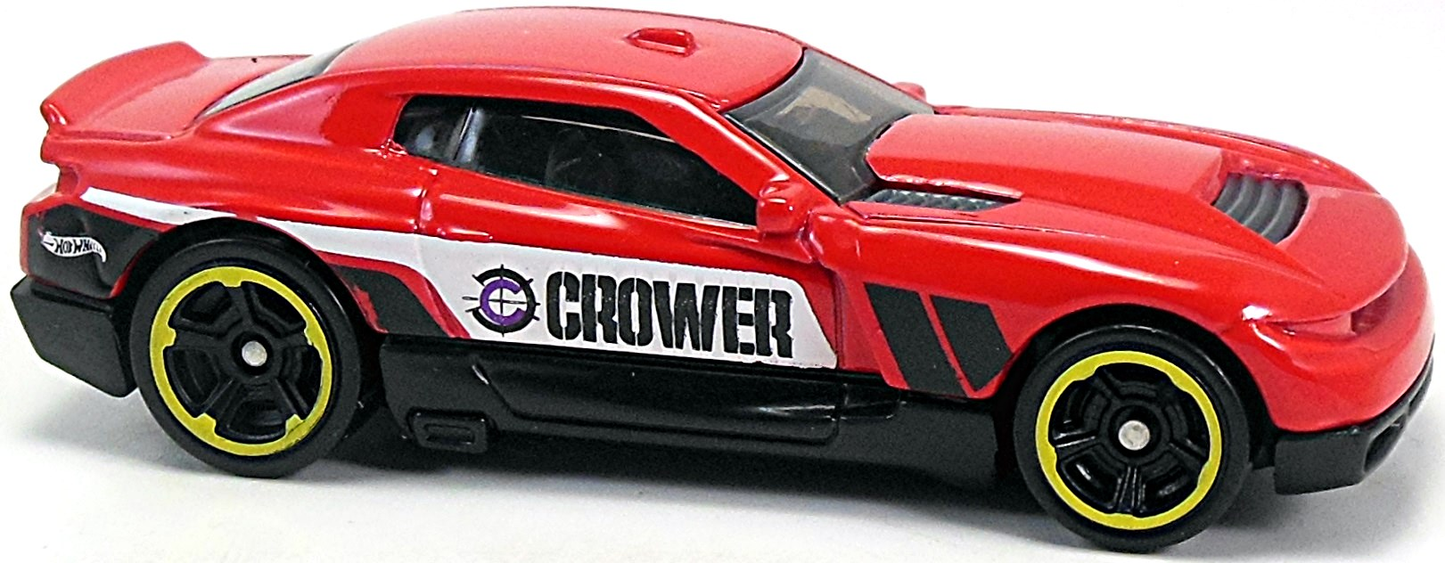Hot Wheels 2015 - Collector # 014/250 - HW City / HW Performance / New Models - D-Muscle - Red / Crower - USA 'Showdown' Card