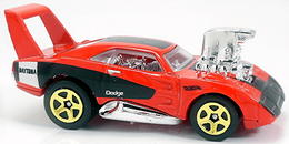 Hot Wheels 2018 - Collector # 236/365 - Muscle Mania 5/10 - Dodge Charger Daytona - Red - USA 50th Card