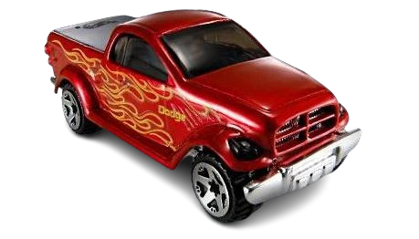 Hot Wheels 2007 - Collector # 098/180 - Code Car 14/24 - Dodge Power Wagon - Metallic Red - USA Card