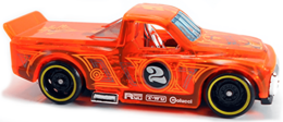 Hot Wheels 2021 - Collector # 160/250 - X-Raycers 5/5 - New Models - Draftnator - Transparent Orange - International Card