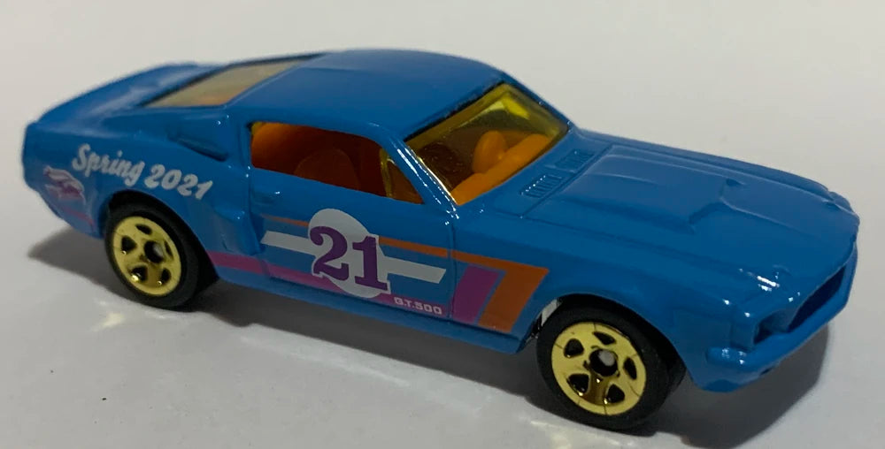 Hot Wheels 2021 - Easter / Spring Series 4/5 - '67 Shelby GT500 - Blue - 5 Spoke Wheels