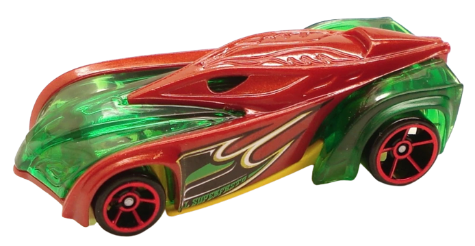 Hot Wheels 2011 - Collector # 023/244 - New Models 23/50 - El Superfasto - Pearl Dark Red - USA