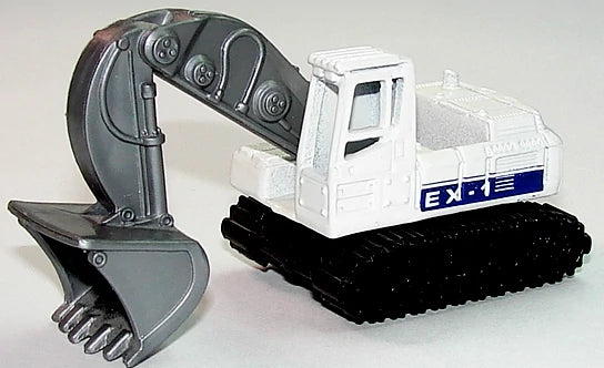 Hot Wheels 1997 - Collector # 512 - First Editions 3/12 - Excavator - White - USA Card