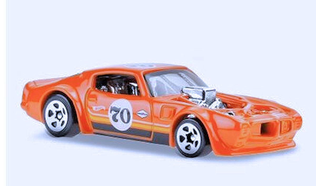Hot Wheels 2023 - Collector # 018/250 - Modified 02/05 - 1970 Pontiac Firebird - Orange - "70" - Kroger Exclusive - USA