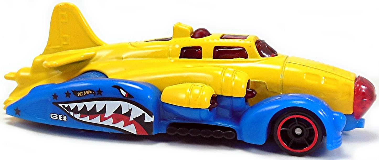 Hot Wheels 2015 - Collector # 093/250 - HW Off-Road / Sky Show - Fast Fortress - Yellow / Blue - USA 'Epic Race' Card