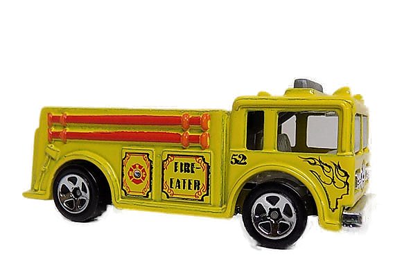 Hot Wheels 2008 - Collector # 048/172 - Hot Wheels Stars - Fire-Eater (Fire Engine, Pumper) - Yellow - IC