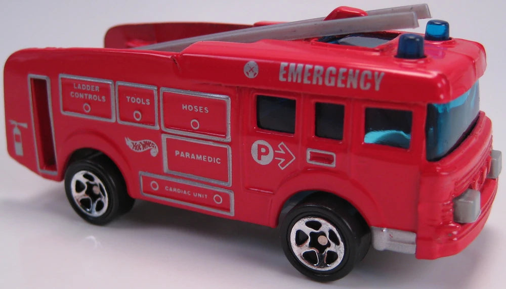 Hot Wheels 1997 - Collector #611 - Fire-Eater II - Red - USA Blue & White Card