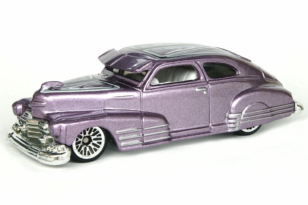 Hot Wheels 2004 - Collector # 028/212 - First Editions 28/100 - Chevy Fleetline 1947 - Metallic Purple - Lace Wheels - USA Card