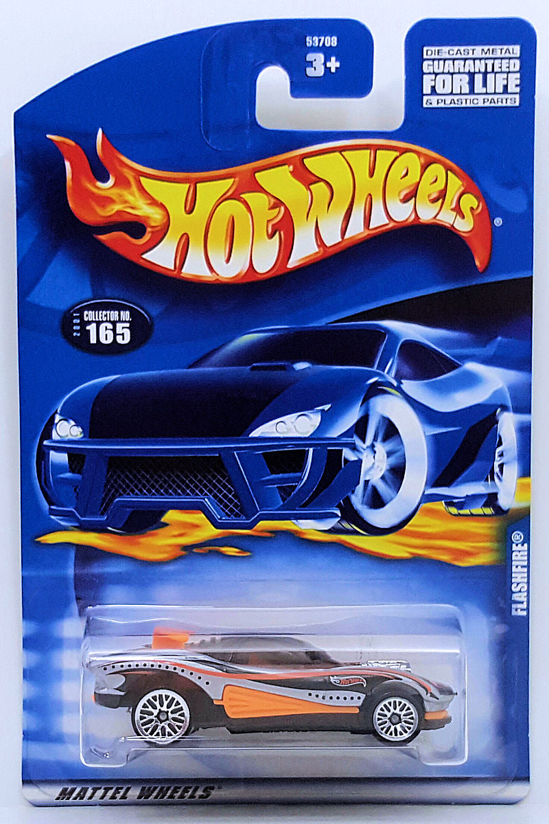 Hot Wheels 2001 - Collector # 165/240 - Flashfire - Silver
