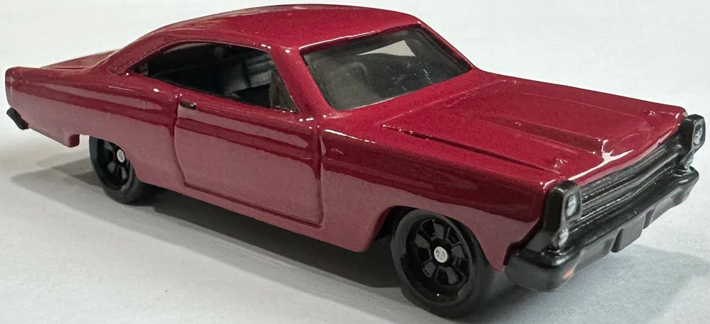 Hot Wheels 2025 - Silver Series / Theme / Fast & Furious: Villians 3/5 - 1966 Ford 427 Fairlane - Maroon - C5 Wheels - Walmart Exclusive