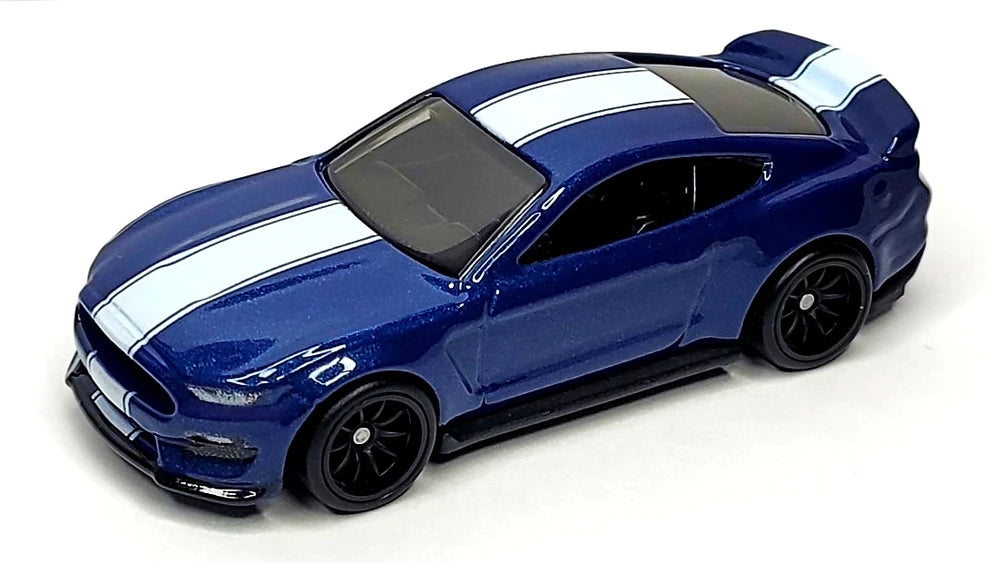Hot Wheels 2021 - Premium / Fast & Furious / Furious Fleet 2/5 - Custom Mustang - Blue / White Stripe - Metal/Metal & Real Riders