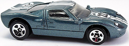 Hot Wheels 2007 - Collector # 134/156 - Hot Wheels Stars - Ford GT-40 - Gray Metallic / # 22 - IC
