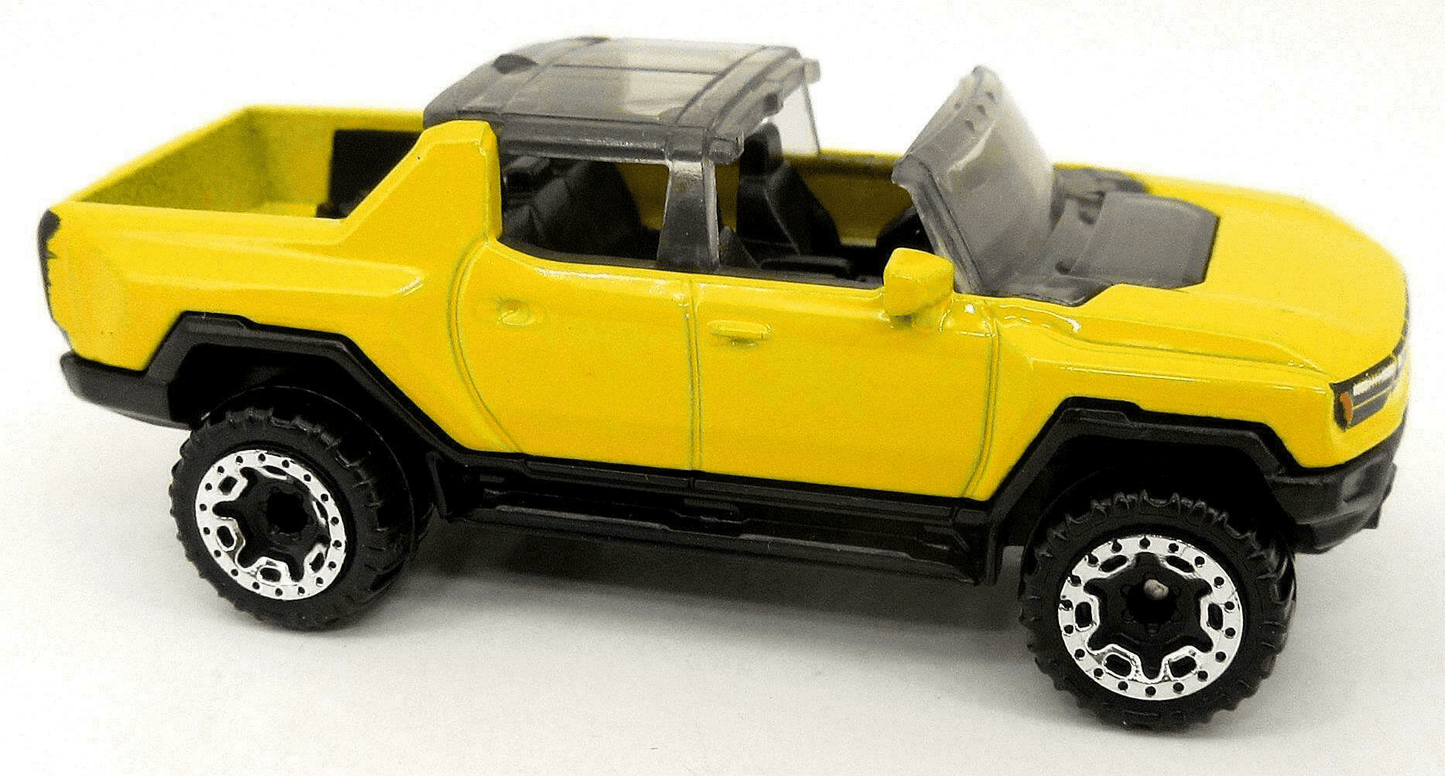 Hot Wheels 2022 - Collector # 130/250 - HW Green Speed 3/5 - New Models - GMC Hummer EV - Yellow - USA Card