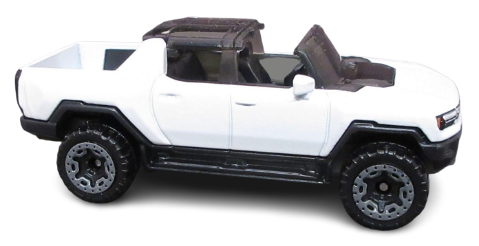 Hot Wheels 2023 - Collector # 116/250 - HW Hot Trucks 3/10 - GMC Hummer EV - White - USA