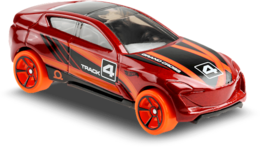 Hot Wheels 2021 - Collector # 123/250 - Track Stars 4/5 - Grand Cross - Red