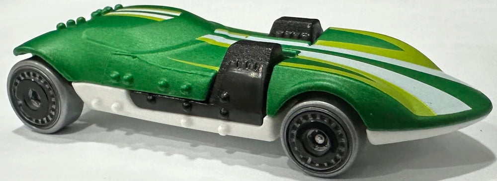 Hot Wheels 2024 - Collector # 027/250 - HW Celebration Racers 01/10 - HW Braille Racer - Twin Mill - Satin Green - World Braille Day - USA