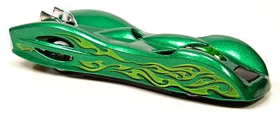 Hot Wheels 2006 - Collector # 203/223 - Ground FX - Green - USA '07 Instant Win' Card