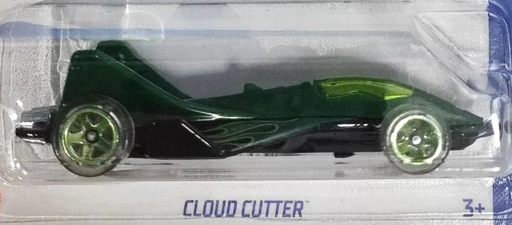 Hot Wheels 2023 - Collector # 162/250 - Sky Show 05/05 - Cloud Cutter - Green - Flames on Wings - USA