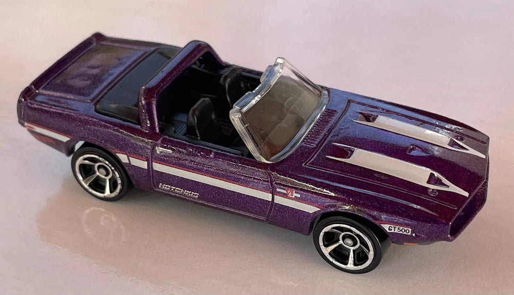 Hot Wheels 2023 - Collector # 195/250 - Muscle Mania 09/10 - '69 Shelby GT-500 - Purple - USA