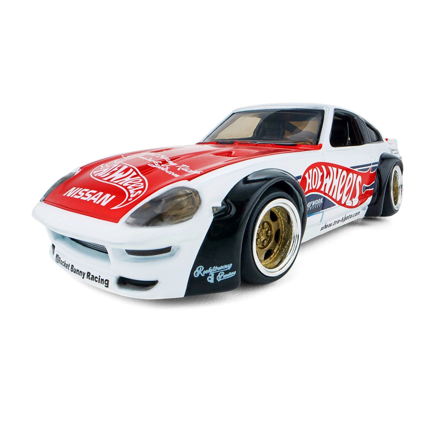 Hot Wheels 2023 - Mattel Creations / RLC / Elite 64 # 9 - Pandom Datsun 280ZX - White / Hot Wheels Graphics - Metal/Metal & Real Riders - Kar Keeper