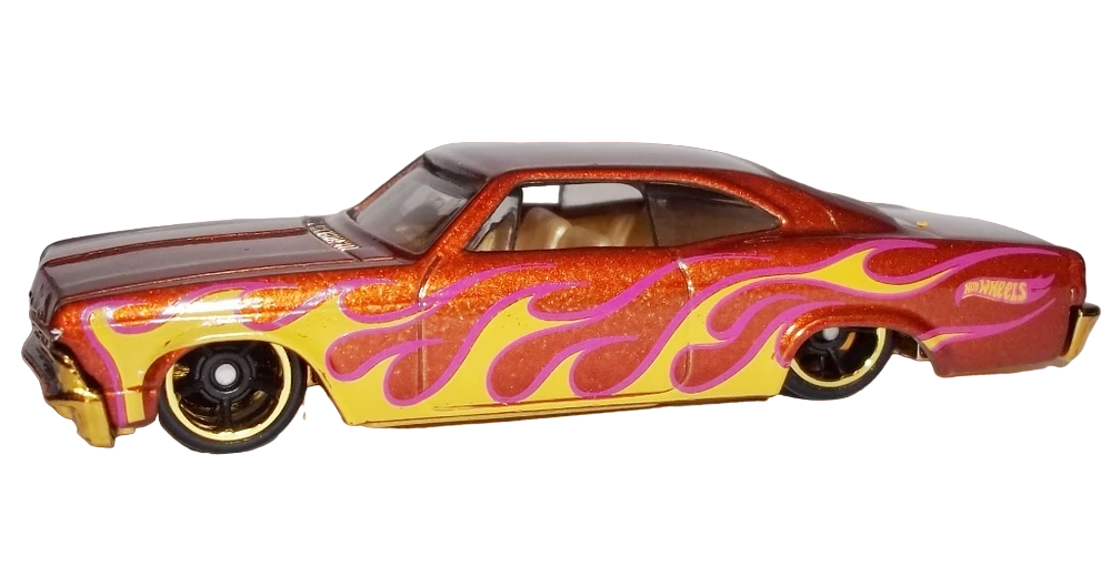 Hot Wheels 2014 - Collector # 218/250 - HW Workshop: Heat Fleet - '65 Chevy Impala - Metalflake Copper - USA