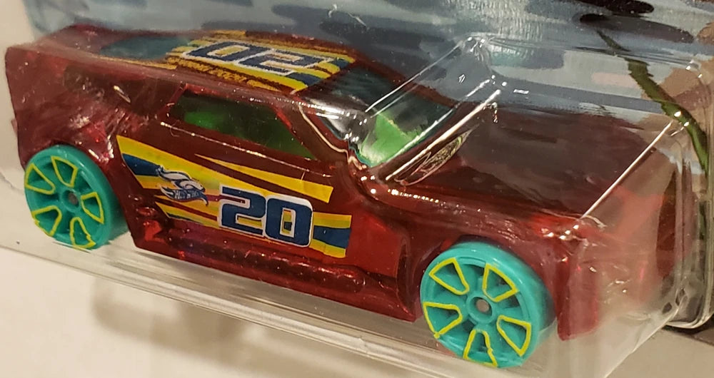 Hot Wheels 2020 - Spring / Easter Series 3/6 - Bullet Proof - Transparent Red - Kroger Exclusive