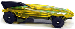 Hot Wheels 2021 - Collector # 035/365 - Experimotors 4/10 - HW Formula Solar - Transparent Yellow - International Long Card