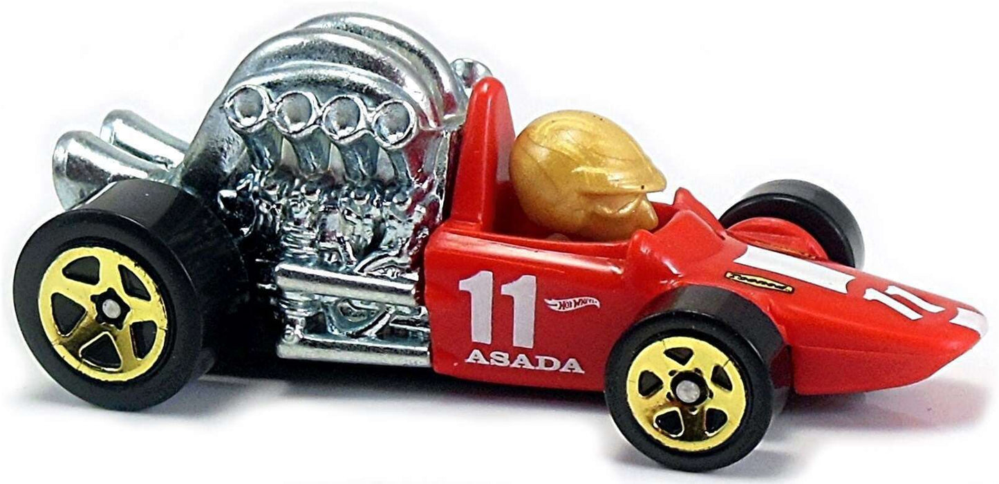 Hot Wheels 2017 - Collector # 145/365 - Tooned 1/10 - New Models - Head Starter - Red / #11 - USA Card