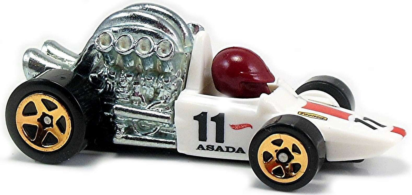 Hot Wheels 2017 - Collector # 369/365 - Tooned 1/10 - New Models - Head Starter - White / #11 - USA Card