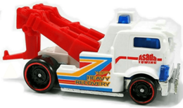 Hot Wheels 2019 - Collector # 129/250 - HW Metro 5/10 - New Models - Heavy Hitcher - White - USA Card