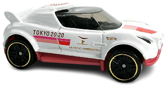 Hot Wheels 2020 - Collector # 155/250 - Olympic Games Tokyo 2020 05/10 - Hi Beam - White - USA Card