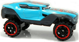 Hot Wheels 2019 - Collector # 126/250 - Experimotors 6/10 - New Models - Hyper Rocker - Sky Blue - International Long Card