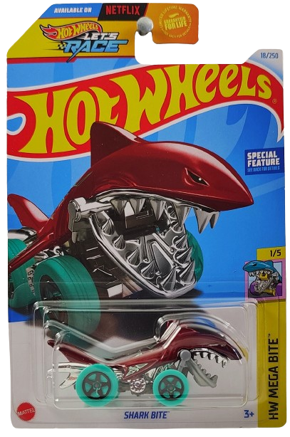 Hot Wheels 2024 Collector 018 250 HW Mega Bite 1 5 Shark Bite KMJ Diecast II