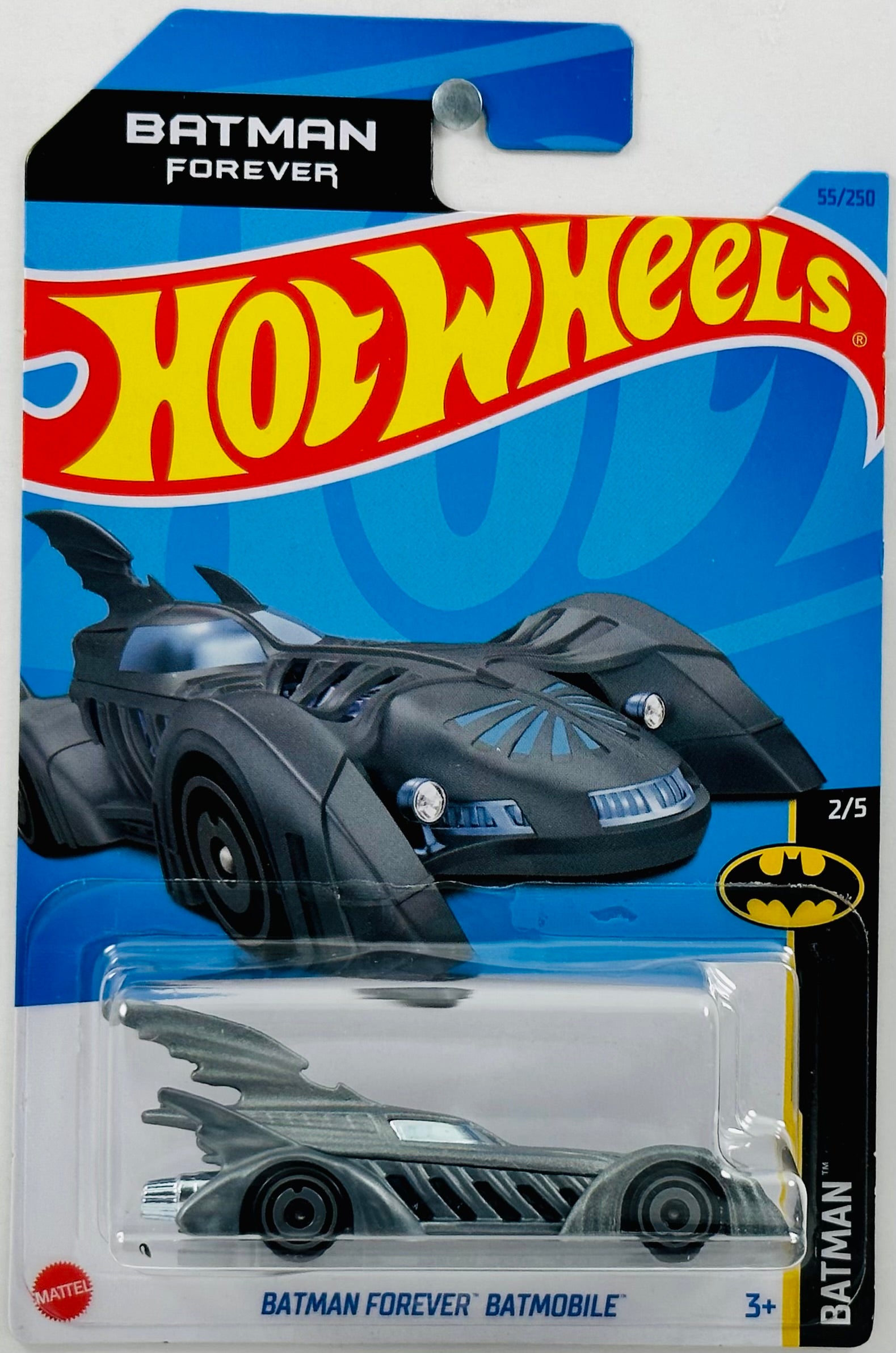 Hot Wheels 2023 Collector 55/250 Batman 02/05 Batman Forever Batmobile Gray Batman Forever IC