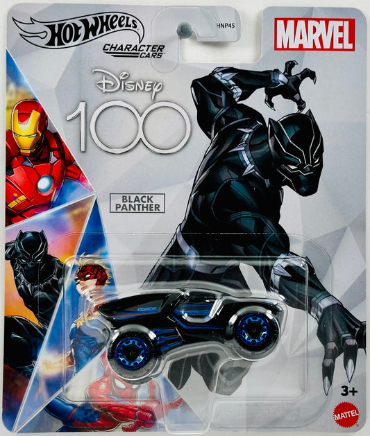 Hot Wheels 2023 - Character Cars / Disney 100 / Marvel - Black Panther - Black
