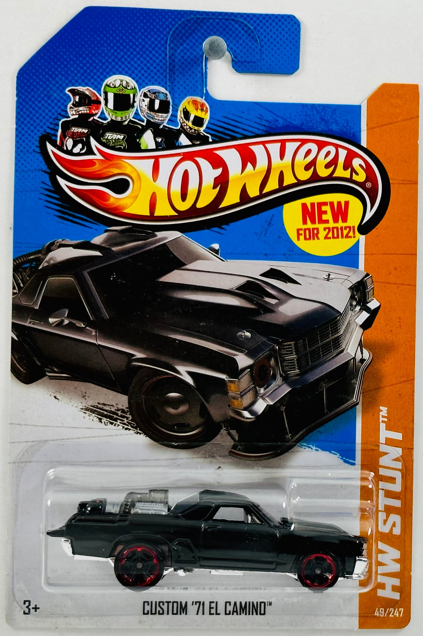 Hot Wheels El Camino ブラック ミニカーコンベンションカー Hot Wheels 2012 - Collector # 049/247 - HW Stunt: New Models
