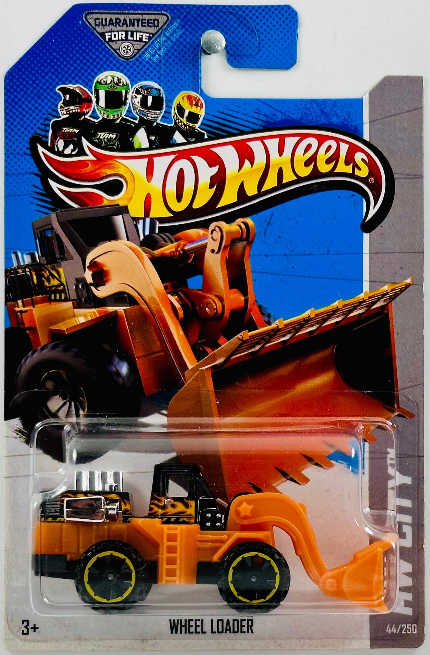 Hot Wheels 2013 - Collector # 044/250 - HW City: HW City Works - Wheel Loader - Orange - USA