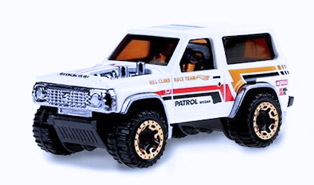 Hot Wheels 2023 - Collector # 020/250 - J-Imports 01/10 - Nissan Patrol Custom - New Models - White - 'Hill Climb Race Team'/Gold BLOR - Kroger Exclusive - USA