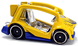 Hot Wheels 2019 - Collector # 091/250 - HW Ride-Ons 2/5 - Kick Kart - Yellow - USA Card