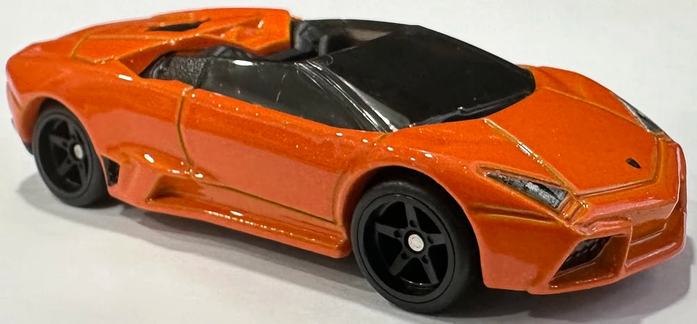 Hot Wheels 2024 - Premium / Car Culture / Exotic Envy 2/5 - Lamborghini Reventon Roadster - Orange - Metal/Metal & Real Riders