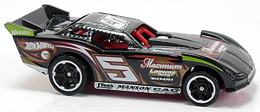 Hot Wheels 2014 - Collector # 168/250 - HW Race / Track Aces / Treasure Hunts - Maximum Leeway - Black / #5 - USA Card