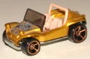 Hot Wheels 2005 - Collector # 139/183 - Faster Than Ever - Myers Manx - Gold - FTEs - USA '06 Card