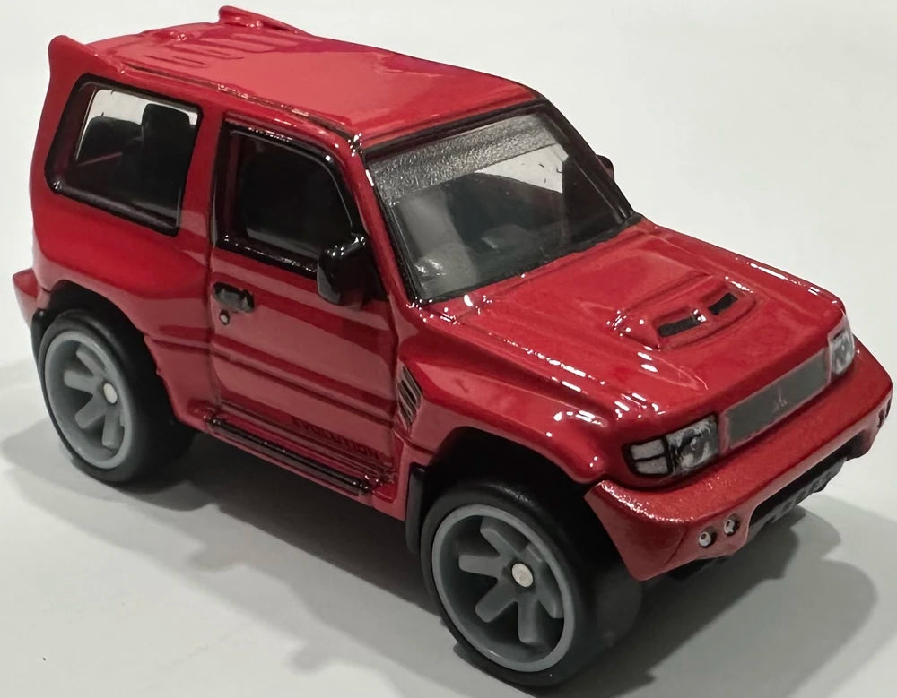 Hot Wheels 2024 - Premium / Car Culture / Terra Trek 5/5 - Mitsubishi Pajero Evolution - Red - Metal/Metal & Real Riders