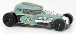 Hot Wheels 2022 - Collector # 168/250 - Rod Squad 2/5 - Mod Rod - Seafoam Green / #56 - IC