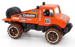 Hot Wheels 2024 - Collector # 178/250 - HW Dirt 1/10 - Mercedes-Benz Unimog 1300L - Orange / #830 - International Card