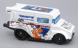 Hot Wheels 2024 - Collector # 164/250 - HW Art Cars 10/10 - New Models - Mailed It! - White / 'Y' on Roof - International 'Let's Race' Card