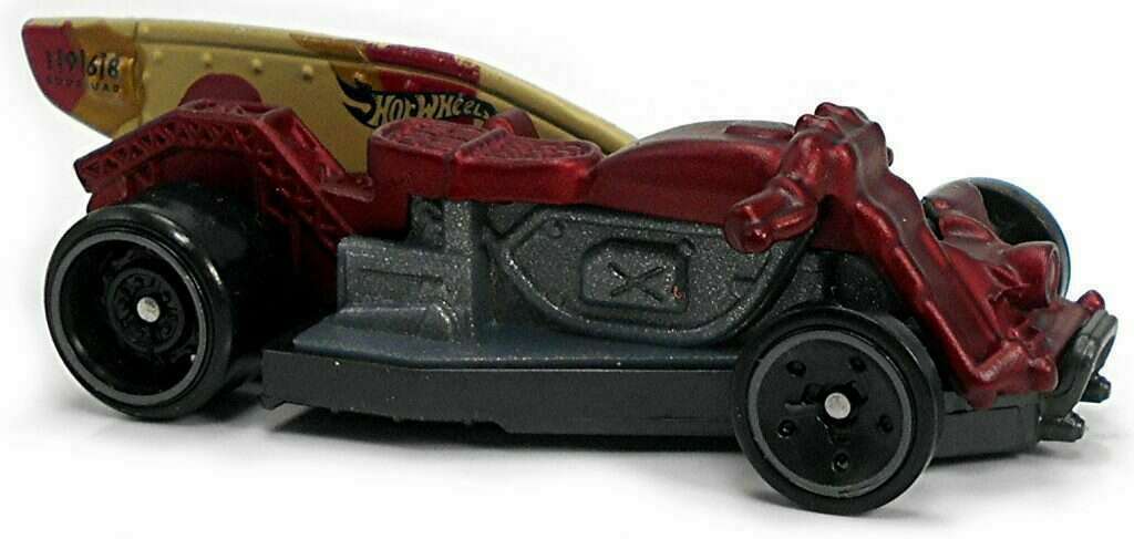 Hot Wheels 2020 - Collector # 096/250 - Rod Squad 9/10 - Moto Wing - Satin Red - USA Card