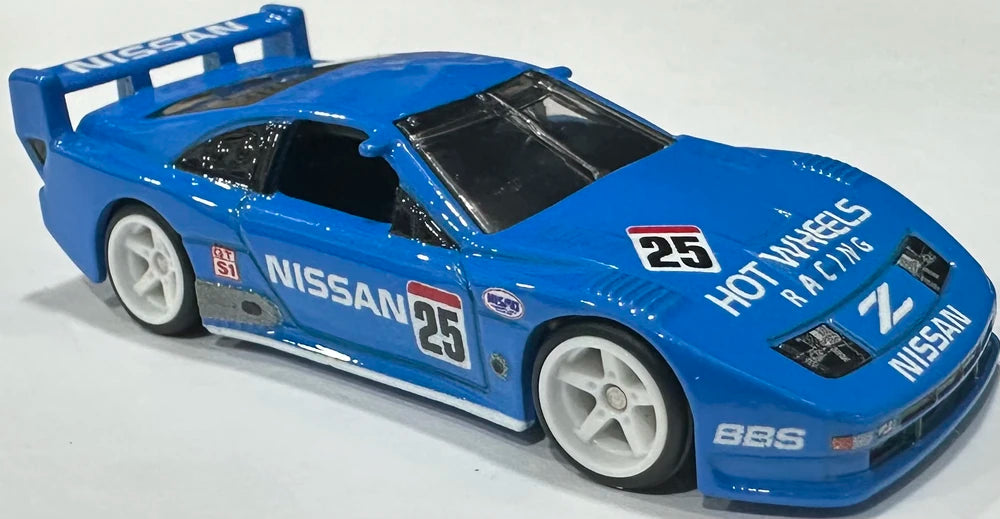 Hot Wheels 2025 - Premium / Car Culture / Silhouettes 3/5 - Nissan 300ZX - Blue / #25 - Metal/Metal & Real Riders