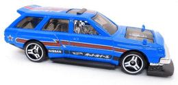 Hot Wheels 2023 - Collector # 047/250 - HW J-Imports 04/10 - Nissan Maxima Drift Car - Blue - 'ホットホィール' (Hot Wheels in Japanese) - USA