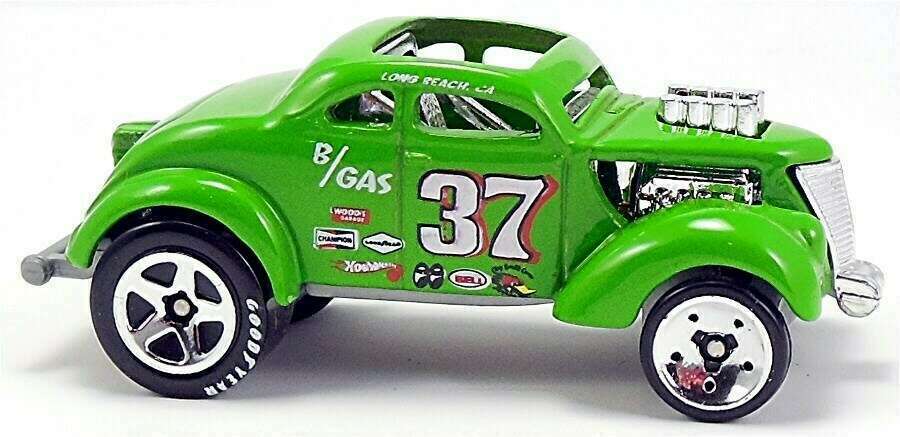 Hot Wheels 2008 - Collector # 025/196 - New Models 25/40 - Pass'n Gasser - Green - USA Card